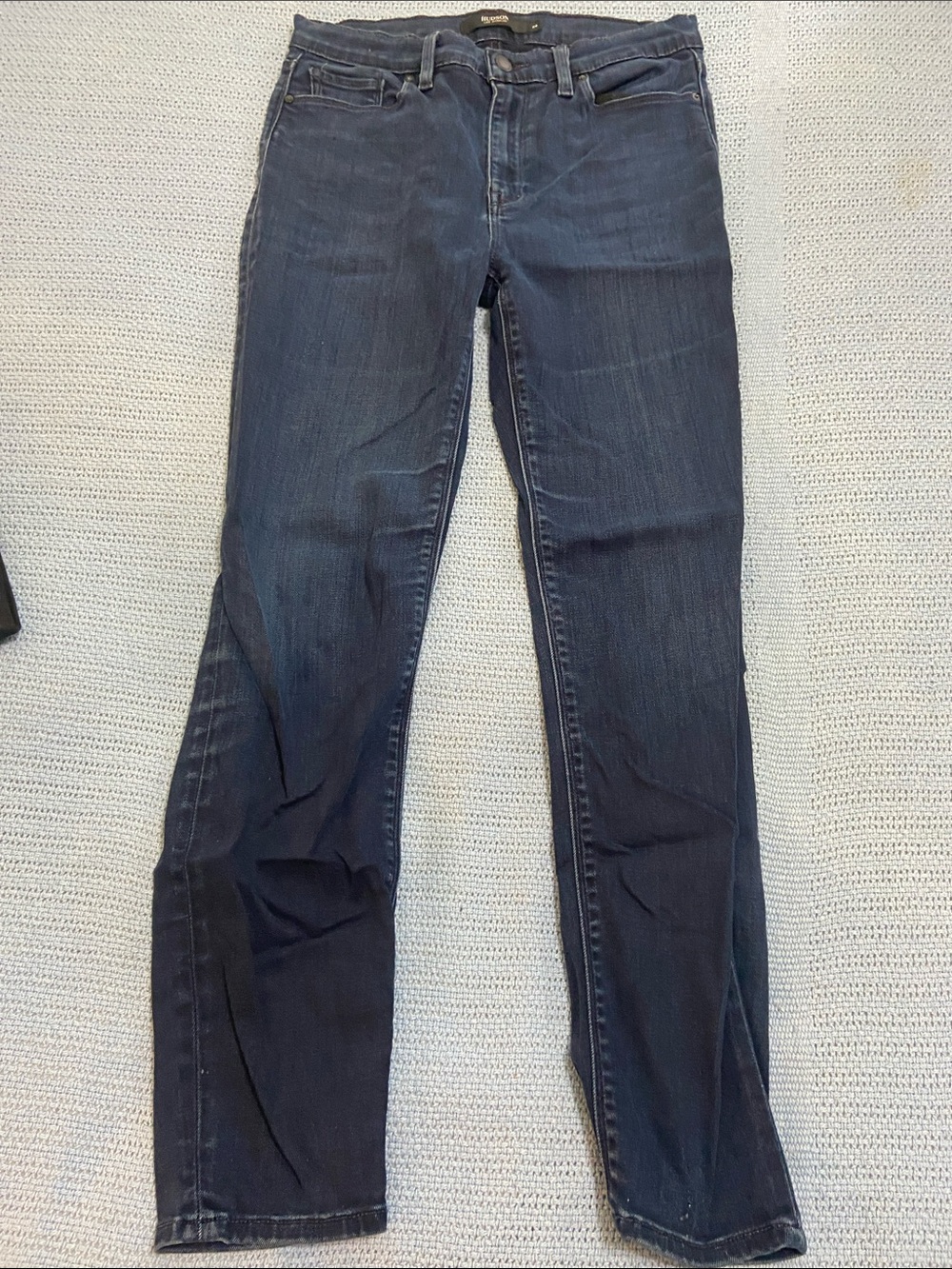 Hudson Jeans Dark Blue Straight-Leg Women’s Jeans - Barbara super skinny ankle
